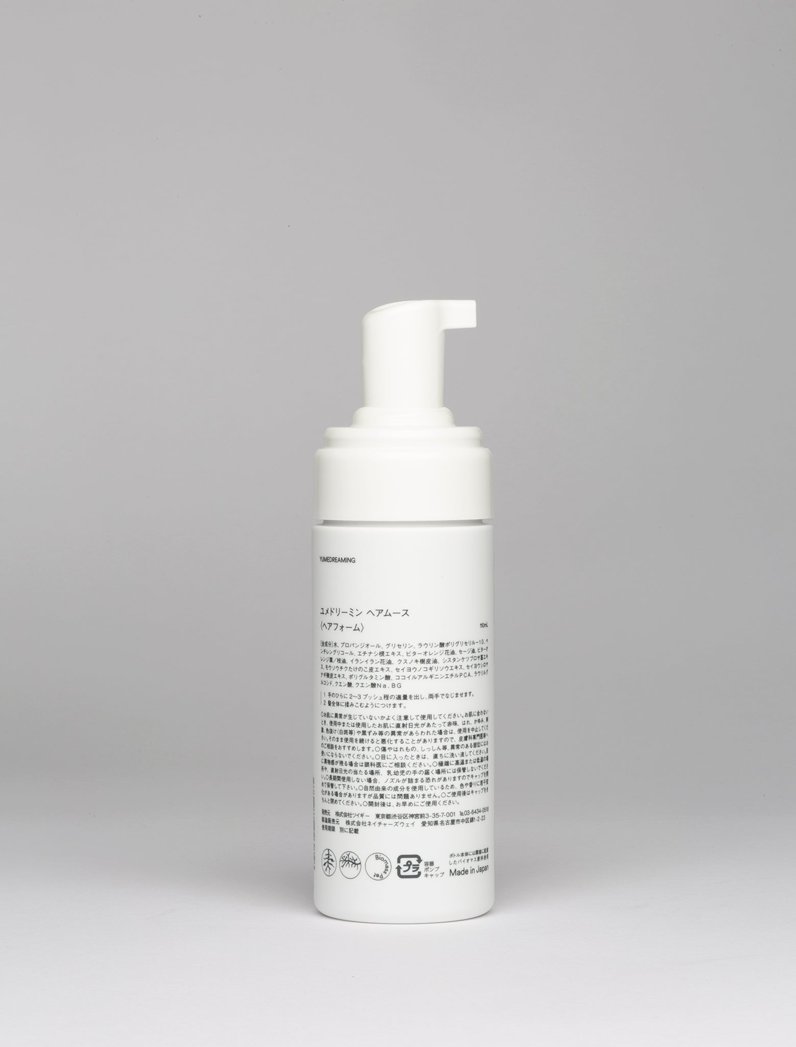 YUMEDREAMING Hair Mousse (110mL)